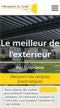Mobile Screenshot of menuiseriedusoleil.com